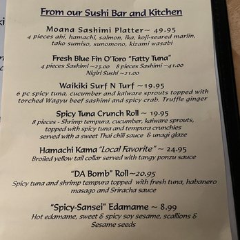 Sansei Seafood Restaurant & Sushi Bar - Specials - Sushi Bars Near Me - Honolulu, Hawaii Sansei Seafood Restaurant & Sushi Bar - Specials - Sushi Bars Near Me - Honolulu, Hawaii
