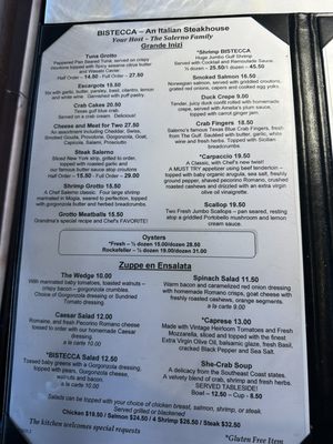 Bistecca - An Italian Steakhouse by null