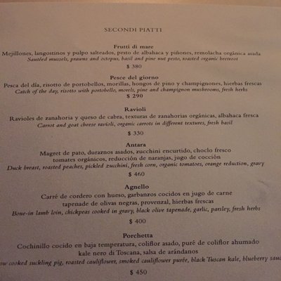 Menu photo 5 Gioia Restaurante & Terrazas Buenos Aires, C Menu photo 5 Gioia Restaurante & Terrazas Buenos Aires, C