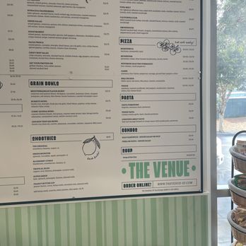 The Venue - Menu - Cafes Near Me - San Francisco, California The Venue - Menu - Cafes Near Me - San Francisco, California