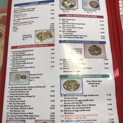Vietnamese Garden - Menu