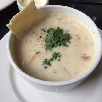 Row 34 - Seaport - New England Clam Chowder - not too creamy packed with seafood - New American Near Me - Boston, Massachusetts Row 34 - Seaport - New England Clam Chowder - not too creamy packed with seafood - New American Near Me - Boston, Massachusetts