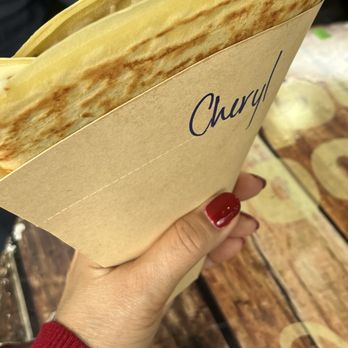 Holy Crepes! - I can't recall what I ordered but it was soooo good!! (Spinach and cheese) - Creperies Near Me - New Orleans, Louisiana Holy Crepes! - I can't recall what I ordered but it was soooo good!! (Spinach and cheese) - Creperies Near Me - New Orleans, Louisiana