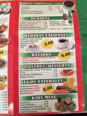 Menu photo 1 Taqueria Chila Corp. Queens, NY Menu photo 1 Taqueria Chila Corp. Queens, NY