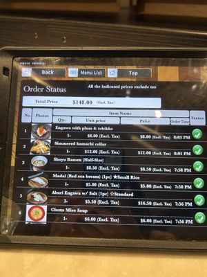 Menu photo 8 Kaiten Sushi Ginza Onodera Hawaii Honolulu, HI