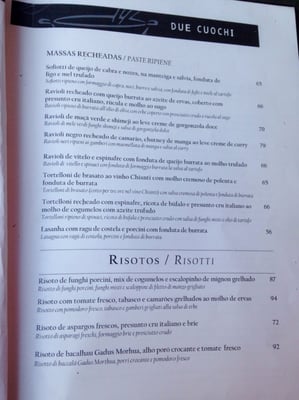 Menu photo 3 Due Cuochi São Paulo, SP