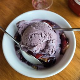 Blackberry cobbler Blackberry cobbler