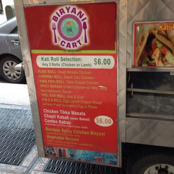 Biryani Cart - Menu - Indian Near Me - New York, New York