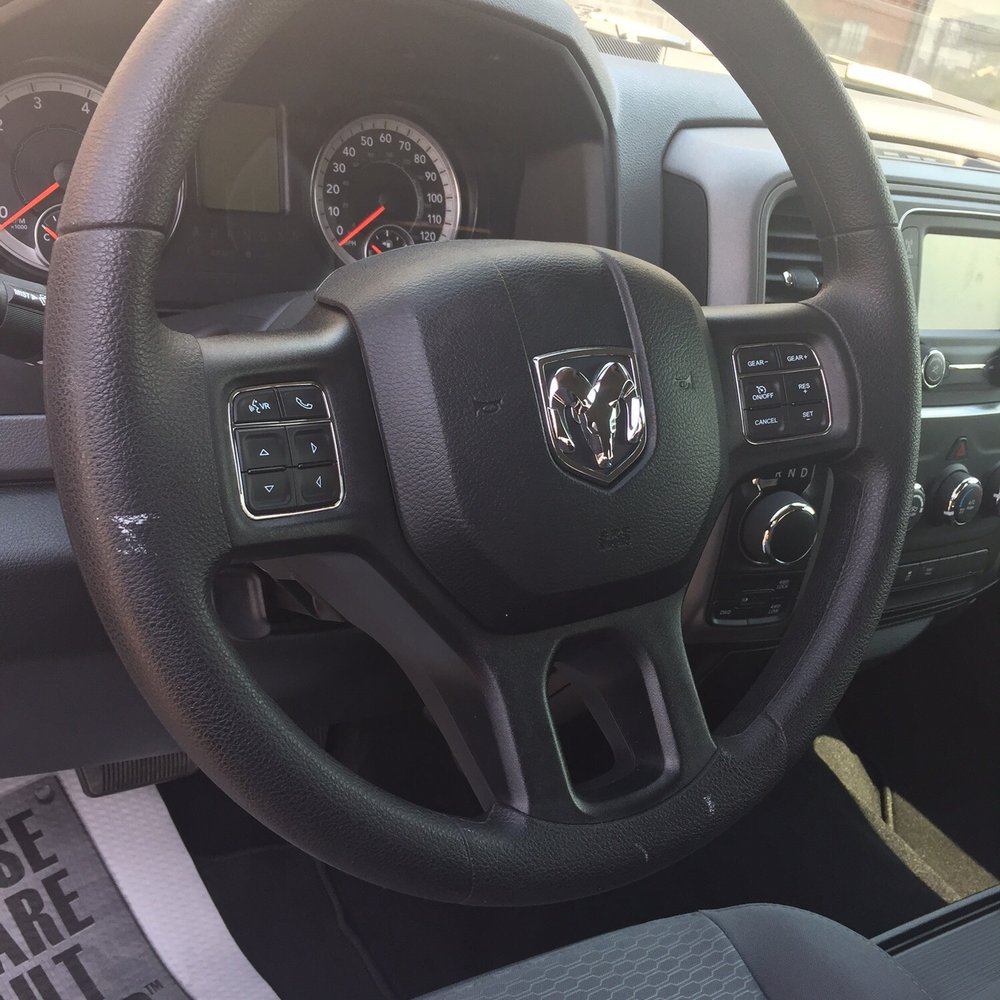 Benjamin's Auto Body - When i got my truck back i saw my steering wheel covered with white paint or plaster. - Body Shops Near Me - Reno, Nevada Benjamin's Auto Body - When i got my truck back i saw my steering wheel covered with white paint or plaster. - Body Shops Near Me - Reno, Nevada