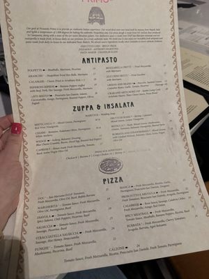 Menu photo 4 Pizzaiolo Primo Bridgeville, PA Menu photo 4 Pizzaiolo Primo Bridgeville, PA