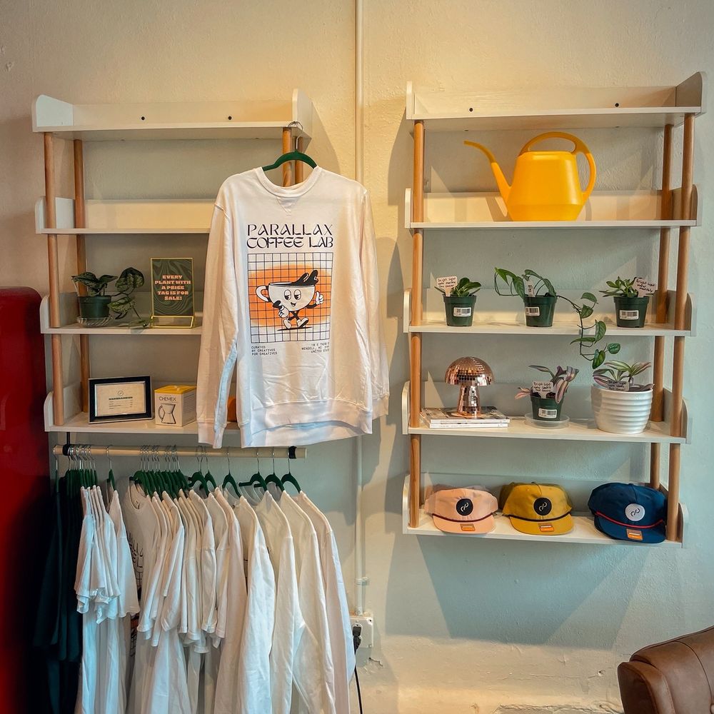Parallax Coffee Lab - Merch Setup - Coffee & Tea Near Me - Wendell, North Carolina Parallax Coffee Lab - Merch Setup - Coffee & Tea Near Me - Wendell, North Carolina