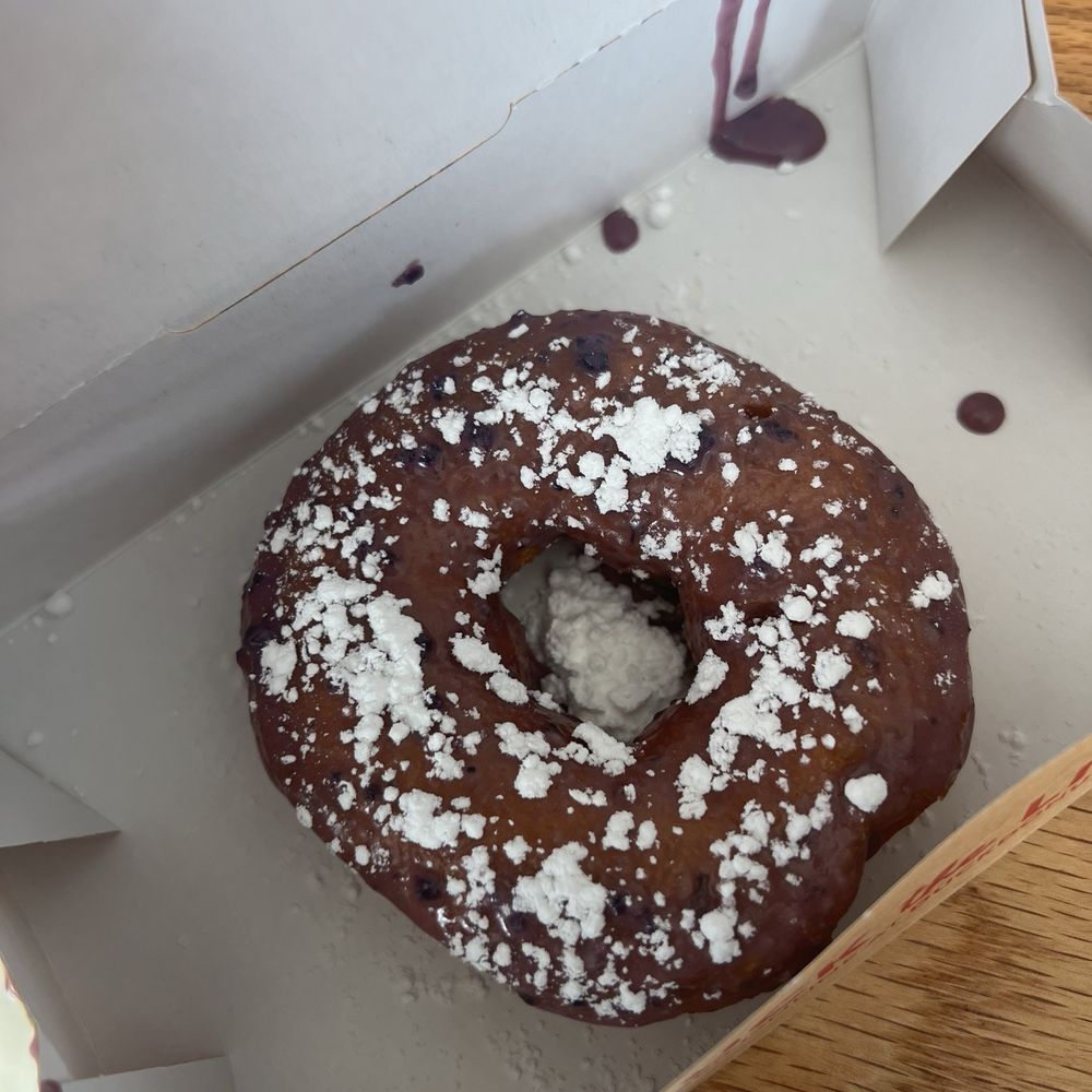 Blueberry sugar donut Blueberry sugar donut
