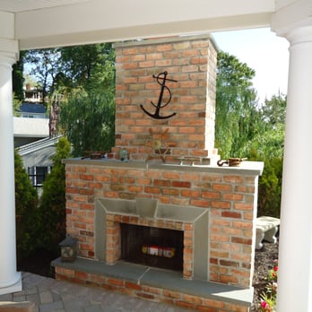 Cappiello Landscaping - a brick outdoor fireplace - Landscaping Near Me Cappiello Landscaping - a brick outdoor fireplace - Landscaping Near Me