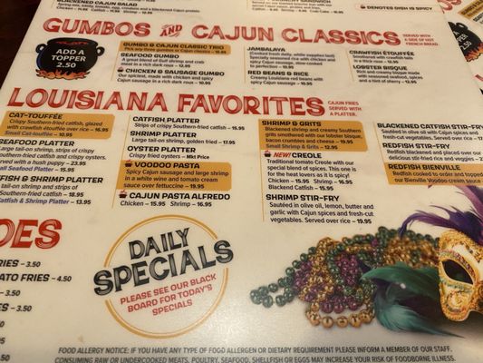 Menu photo 1 The Lost Cajun Greenville, SC Menu photo 1 The Lost Cajun Greenville, SC