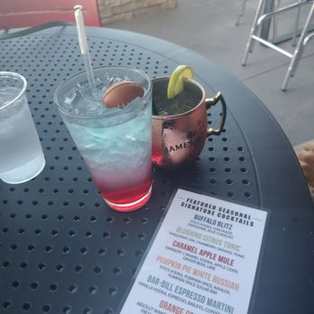 Bar-Bill East - Buffalo blitz cocktail, caramel apple mule cocktail - Pizza Near Me - Rochester, New York Bar-Bill East - Buffalo blitz cocktail, caramel apple mule cocktail - Pizza Near Me - Rochester, New York