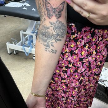 MODO Ink Tattoo - Butterfly touched up from previous artist. Look AMAZING now. - Tattoo Near Me - Orange, California
