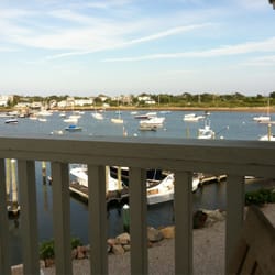Sakonnet Point Club - View of the marina from te deck
