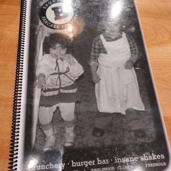 Brownstone Pancake Factory - Menu Cover - Breakfast & Brunch Near Me - Edgewater, New Jersey Brownstone Pancake Factory - Menu Cover - Breakfast & Brunch Near Me - Edgewater, New Jersey