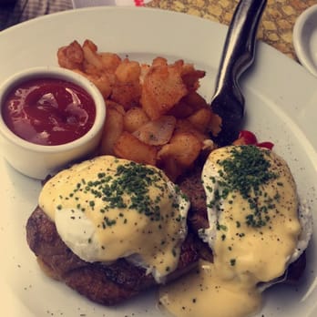 Hudson Grille - Filet Benedict. - New American Near Me - White Plains, New York Hudson Grille - Filet Benedict. - New American Near Me - White Plains, New York