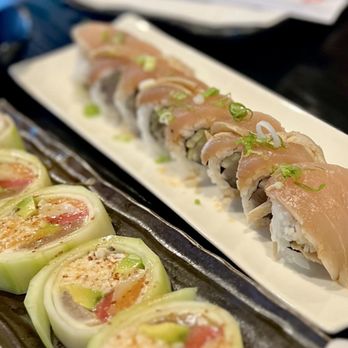 Hikari Sushi - Cucumber Special Roll and Albacore Delight - Sushi Bars Near Me - Montrose, California