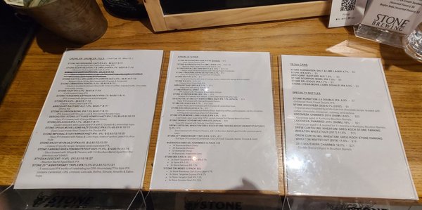Menu photo 5 Stone Brewing Tap Room - Richmond Richmond, VA Menu photo 5 Stone Brewing Tap Room - Richmond Richmond, VA