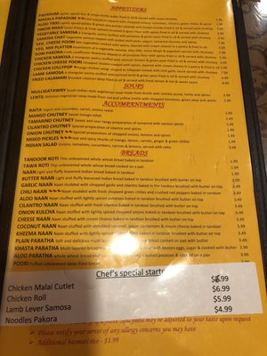 Menu photo 5 Indian Cuisine Gainesville, FL Menu photo 5 Indian Cuisine Gainesville, FL