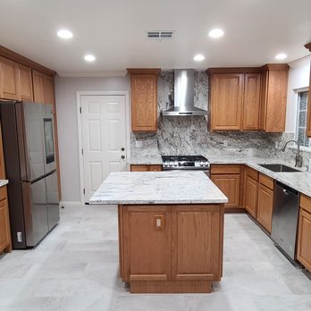 Graceful Kitchen & Bath Design - Kitchen on last day of job - Cabinetry Near Me - Montclair, California