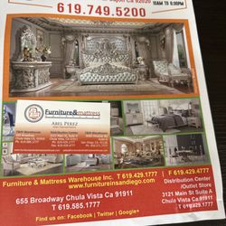 Furniture and Mattress Warehouse - Business card