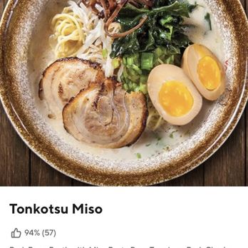 Yoshiharu Ramen - What the Tonkotsu Miso looks like online... - Ramen Near Me - Orange, California