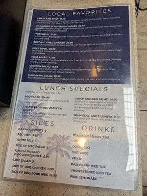 Menu photo 2 Guahan Grill Oceanside, CA