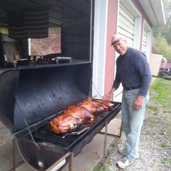 Gray Squirrel Campground - Our annual pig roast is a highlight - Campgrounds Near Me - Beavertown, Pennsylvania