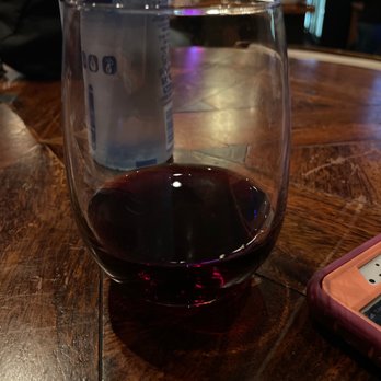 Beyond The Wine - The pour was not very large. This is a picture after a few sips. - Bars Near Me - Fresno, California