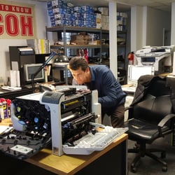 Ace Copy - Our technician at work.