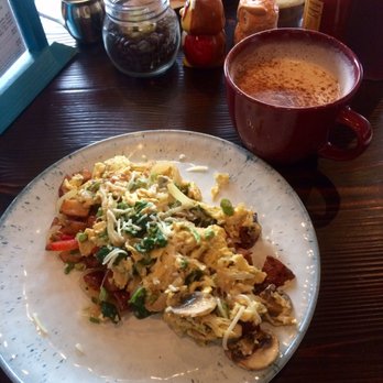 Soul Brew - Kristen's Scramble & chai latte - Coffee & Tea Near Me - Saint James, New York Soul Brew - Kristen's Scramble & chai latte - Coffee & Tea Near Me - Saint James, New York