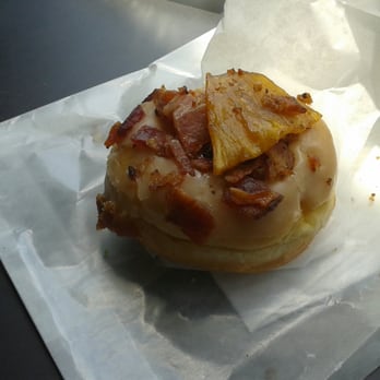 Firecakes Donuts - Mini Long John maple + pineapple - Donuts Near Me - Chicago, Illinois
