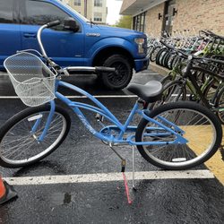Shrewsbury Bicycles - Electra Cruiser in French blue