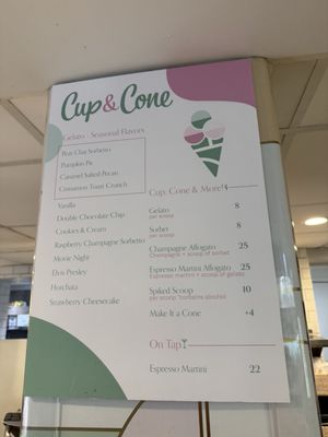 Menu photo 2 Cup & Cone Phoenix, AZ