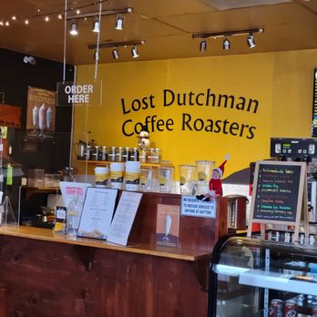 Lost Dutchman Coffee House - Our office for the morning. :) - Cafes Near Me - Mesa, Arizona Lost Dutchman Coffee House - Our office for the morning. :) - Cafes Near Me - Mesa, Arizona