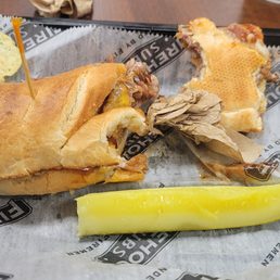 There was so little meat and condiments on this sandwich, it was  an extreme disappointment.