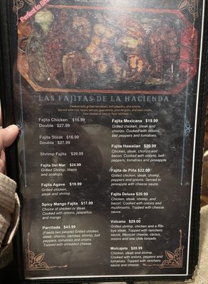 Menu photo 4 Hacienda Agave Mexican Grill Champaign, IL