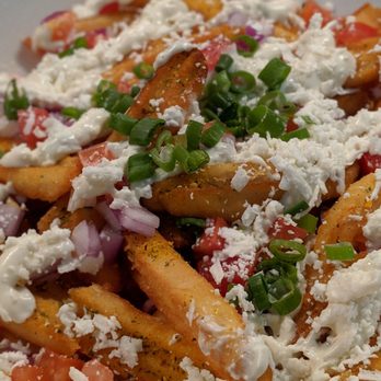 St. Louis Bar & Grill - Greek fries - loaded! - Sports Bars Near Me - Toronto, Ontario