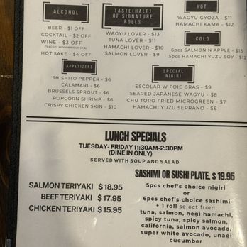 Bleu Bear Sushi - Happy Hour and Lunch Specials - Sushi Bars Near Me - Bedford, Texas