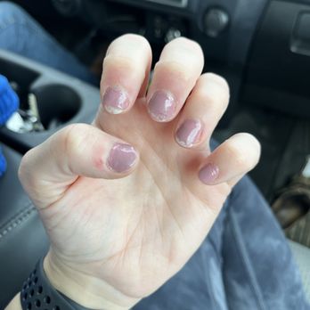 Nail Expo & Spa - Two days after manicure. Didn't cut cuticles all the way. Paint peeling. - Nail Salons Near Me - Hanover, Maryland Nail Expo & Spa - Two days after manicure. Didn't cut cuticles all the way. Paint peeling. - Nail Salons Near Me - Hanover, Maryland