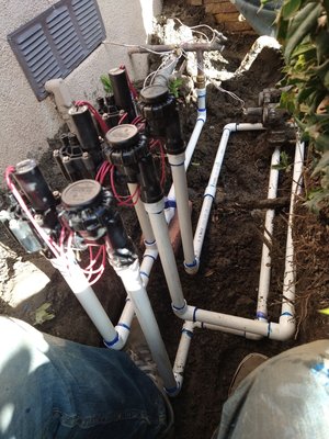 Sprinkler system rebuilt - This system is meant to be above ground level. It's meant to keep water from going back inside your home. It will only operate if it's installed properly 6" above the highest head. Sprinkler system rebuilt - This system is meant to be above ground level. It's meant to keep water from going back inside your home. It will only operate if it's installed properly 6" above the highest head.