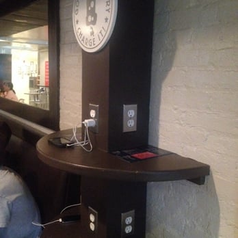 Good Stuff Eatery - The charging station (in the upstairs eating area) with lots of outlets & a couple ledges so you can charge your electronics. - Burgers Near Me - Washington, DC, District of Columbia