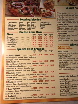 Menu photo 4 Seniore’s Pizza San Francisco, CA Menu photo 4 Seniore’s Pizza San Francisco, CA
