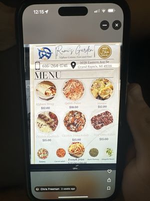 Menu photo 3 Rumi’s Garden Grand Rapids, MI