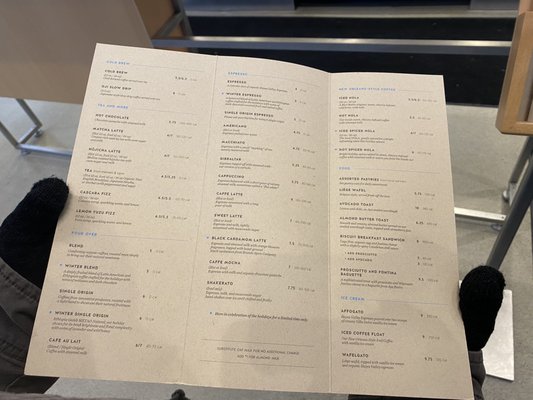 Menu photo 7 Blue Bottle Coffee - Wolf Point Chicago, IL