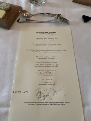 Lincoln Inn & Restaurant at the Covered Bridge by null