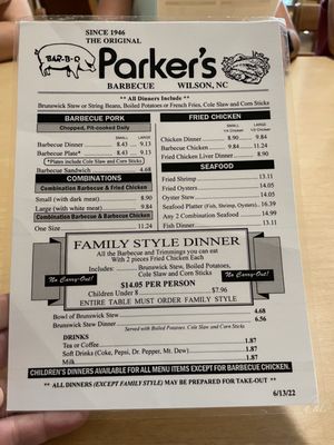 Parker's Barbecue by null